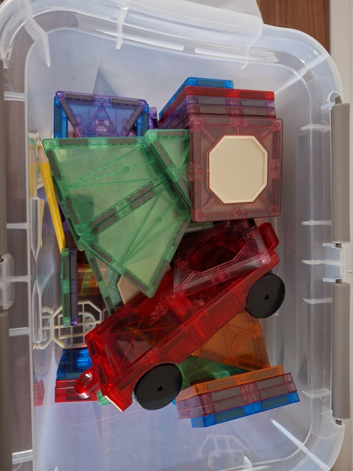 2 sets magnetische bouwstenen, Ophalen, Gebruikt, Overige merken
