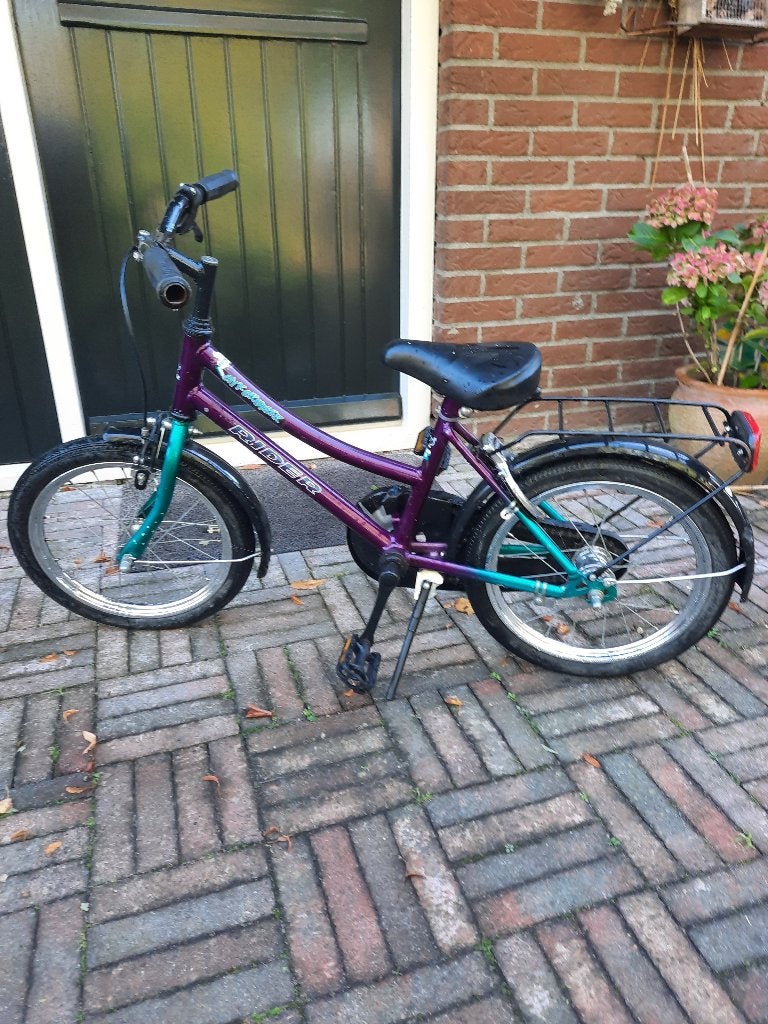 Kinderfiets, Ophalen, Gebruikt, Terugtraprem, Minder dan 16 inch