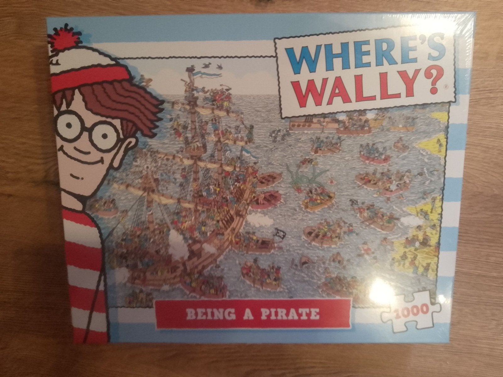Where's Wally? Being a Pirate Legpuzzel 1000 stukjes, Ophalen of Verzenden, 500 t/m 1500 stukjes, Nieuw, Legpuzzel