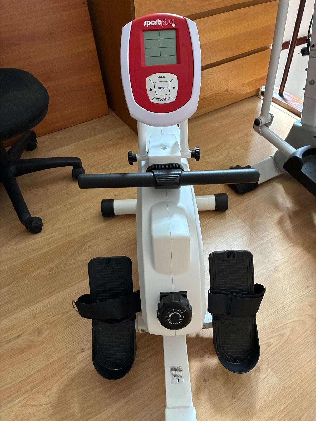 Sportplus Roeitrainer SP-MR-008, Ophalen, Armen, Zo goed als nieuw, Metaal