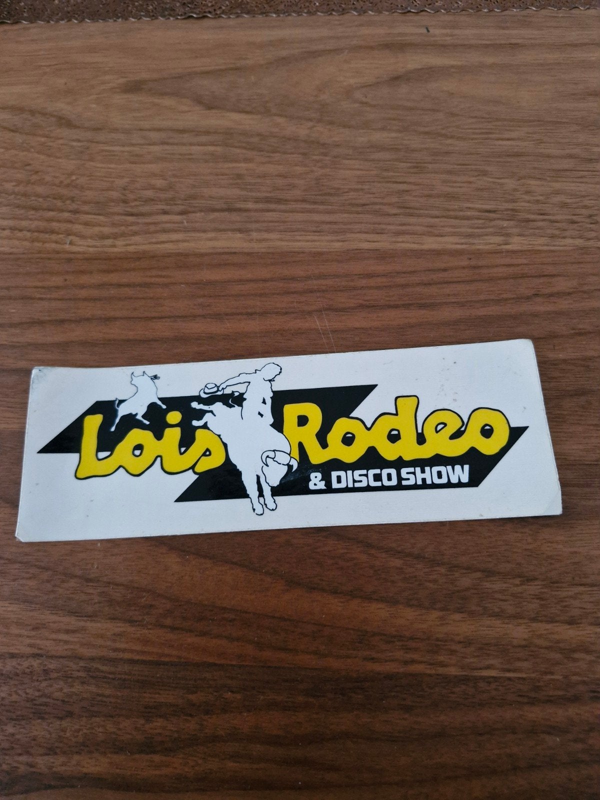 446 Vintage Lois Rodeo & Disco Show Sticker, Verzamelen, Ophalen of Verzenden, Zo goed als nieuw, Overige typen