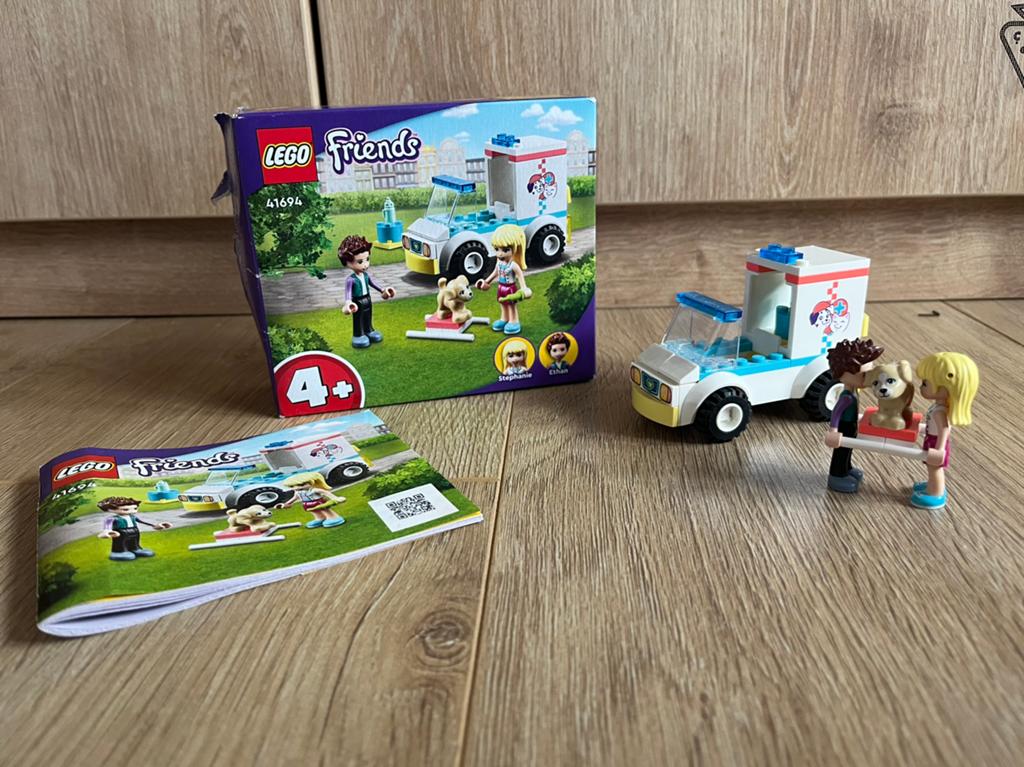 Lego friends dierenambulance, Ophalen of Verzenden, Zo goed als nieuw