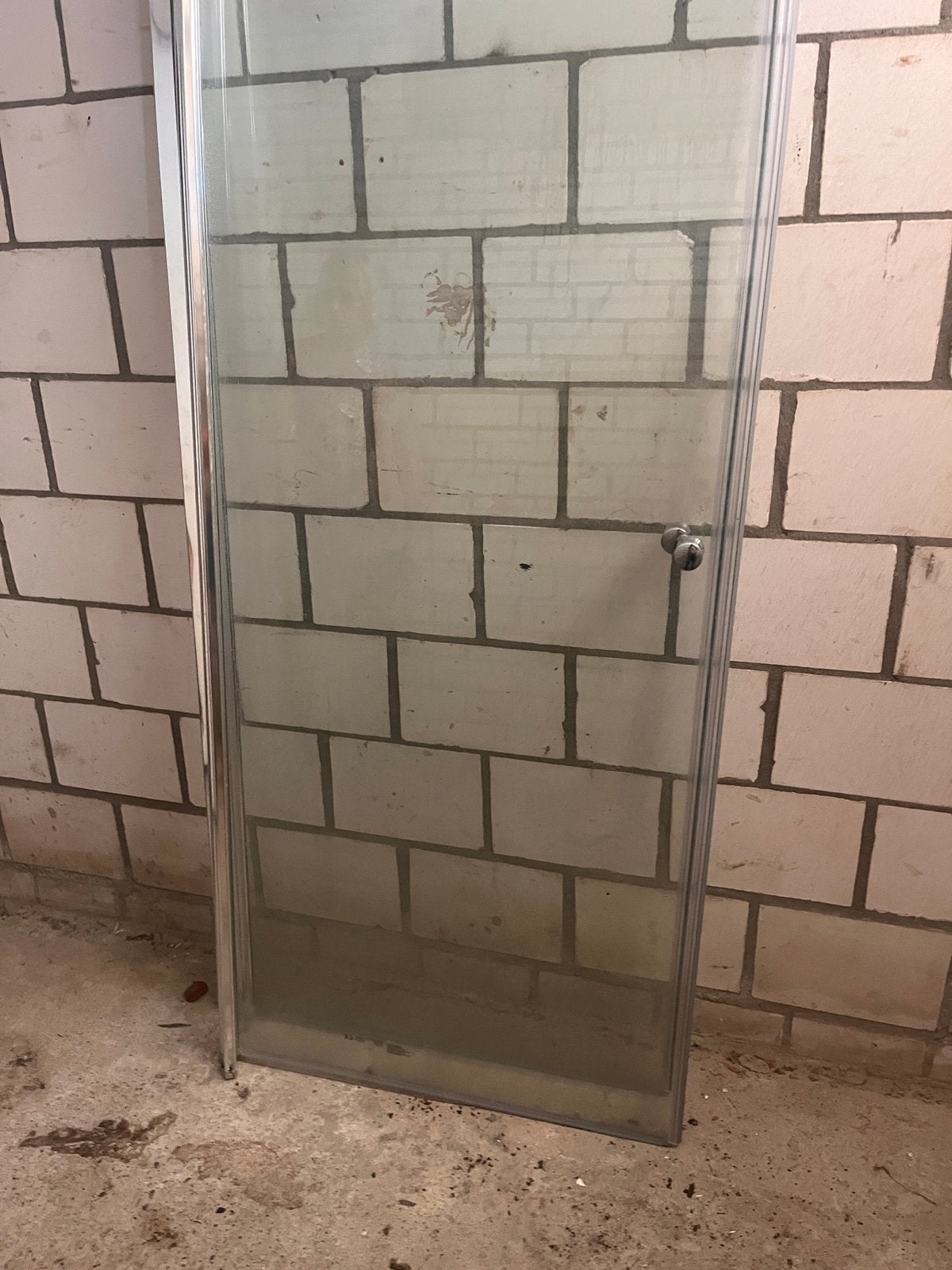 2 Modena douchedeuren 90  195 cm – chroom, Huis en Inrichting, Ophalen, Gebruikt
