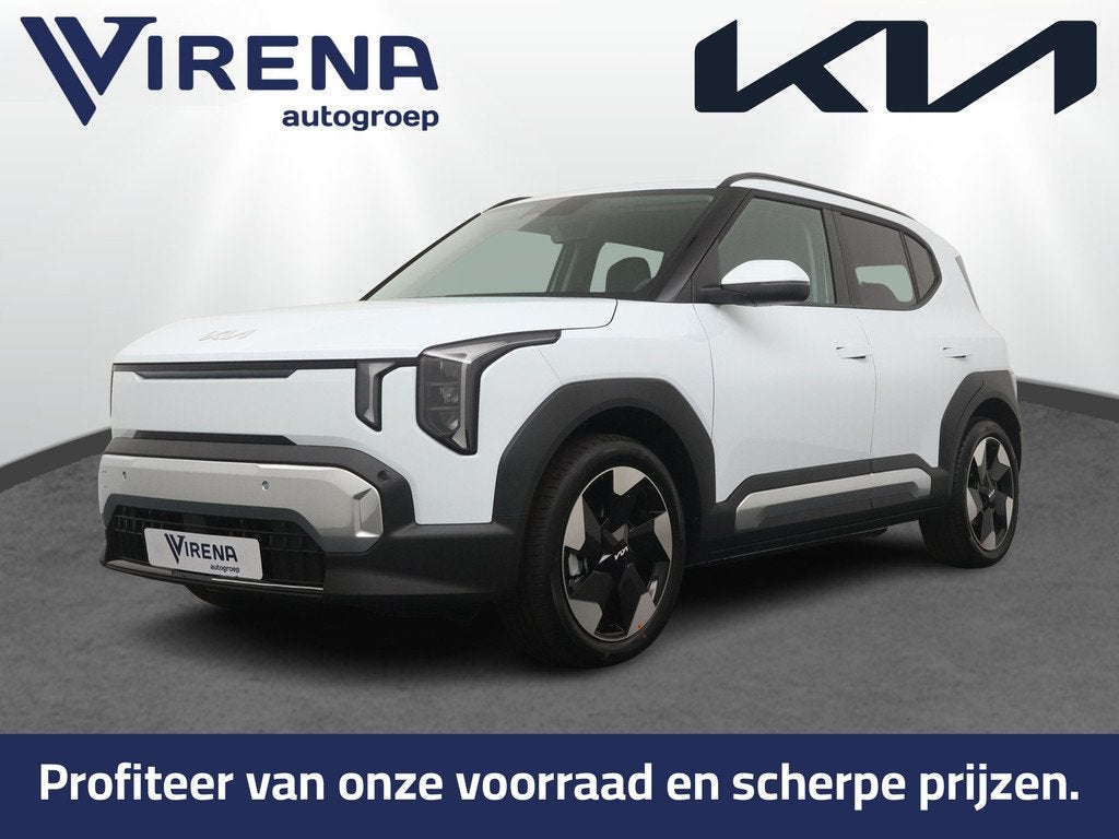 Kia EV2 Plus 42.2 kWh - Stoel-/Stuurverwarming - Navigatie -, Auto's, Kia, Stof, Wit, 1545 kg, Elektrisch