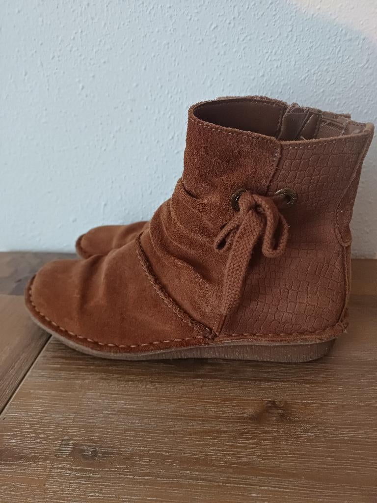 Clarks enkellaarsjes, Bruin, Lage of Enkellaarzen, Ophalen of Verzenden, Zo goed als nieuw