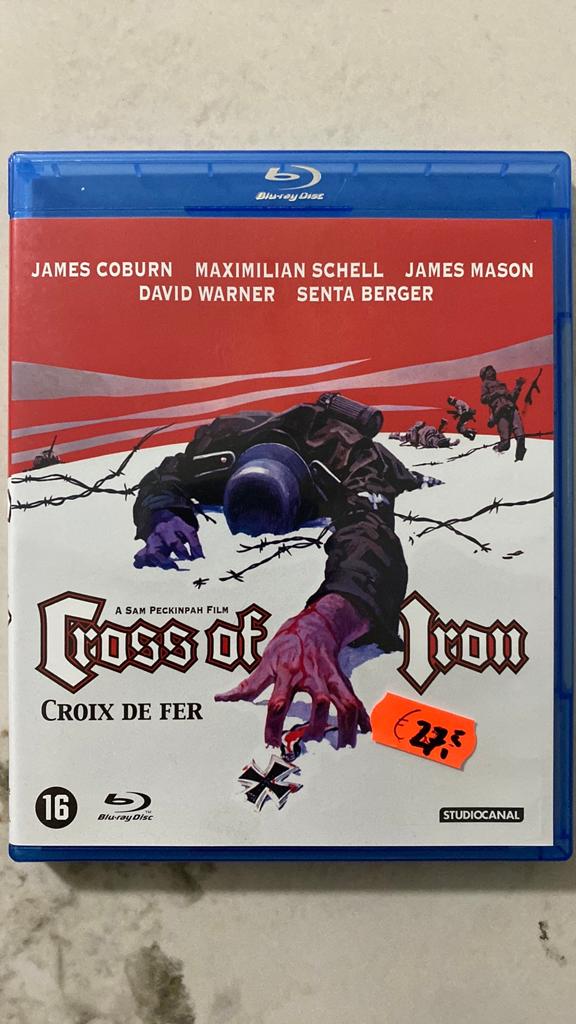 Cross of iron blu ray NL versie, Ophalen of Verzenden, Zo goed als nieuw, Actie
