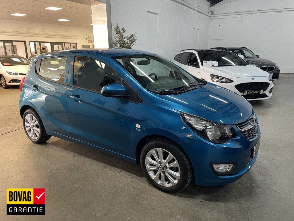 Opel KARL 1.0 120 Jaar Edition (bj 2019), Auto's, Euro 6, Blauw, Origineel Nederlands, Bedrijf