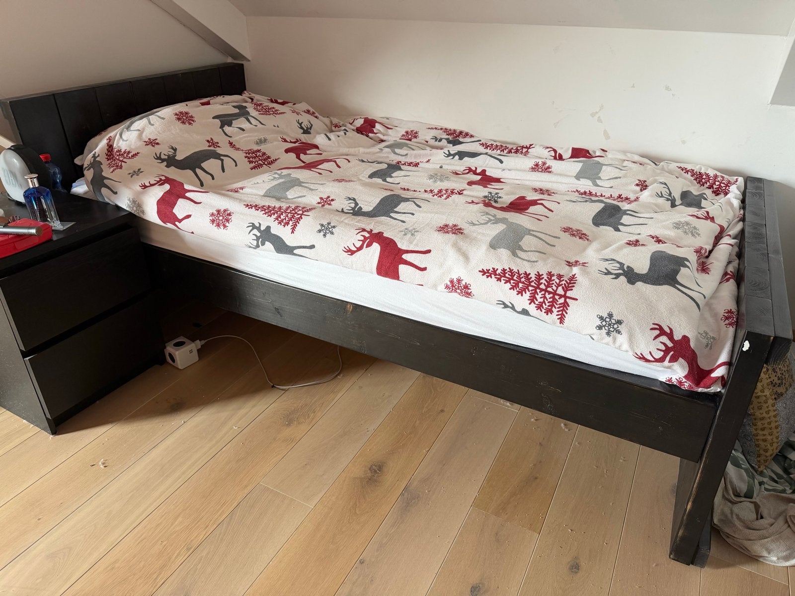 Stoer kinderbed Rockwood Veenend 90x200met lade, Ophalen, 90 cm, Eenpersoons, Wit