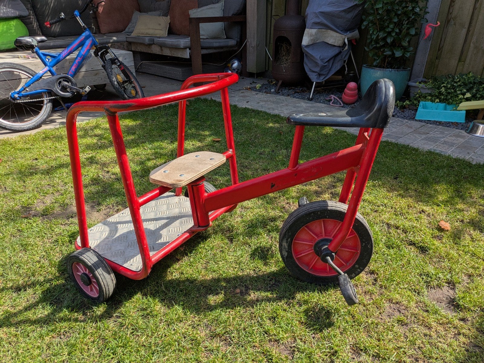 Winther driewieler strijdwagen - Robuust en speels, Fietsen en Brommers, Fietsen | Driewielers, Ophalen, Gebruikt