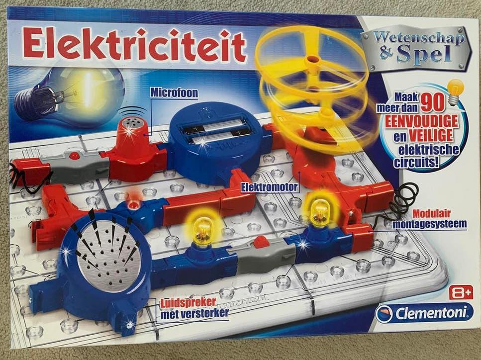 Clementoni Wetenschap & Spel Elektriciteit Experimenteerdoos, Kinderen en Baby's, Speelgoed | Educatief en Creatief, Ophalen, Zo goed als nieuw