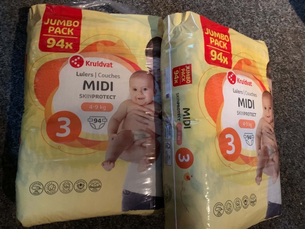 Kruidvat Luiers maat 3, Ophalen of Verzenden, Nieuw