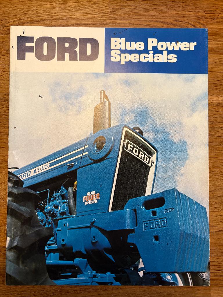 Ford 100 serie trekker folder tractor brochure, Ophalen of Verzenden, Gelezen, Ford