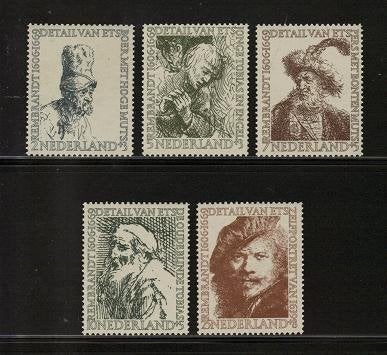 Sch no 671-75 postfris, Ophalen of Verzenden, Postfris