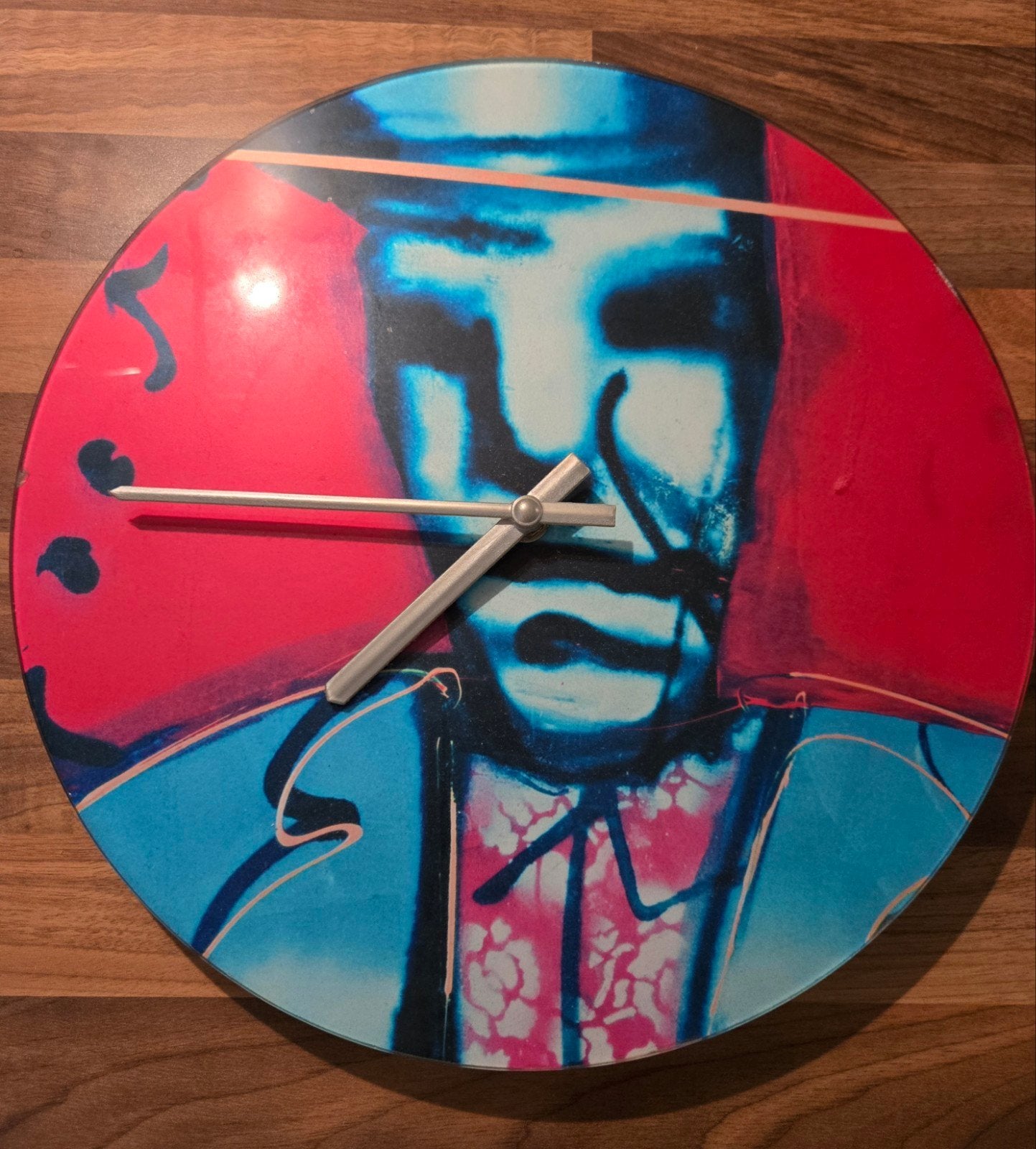 Opvallende Wandklok met Pop-Art Design, Ophalen of Verzenden