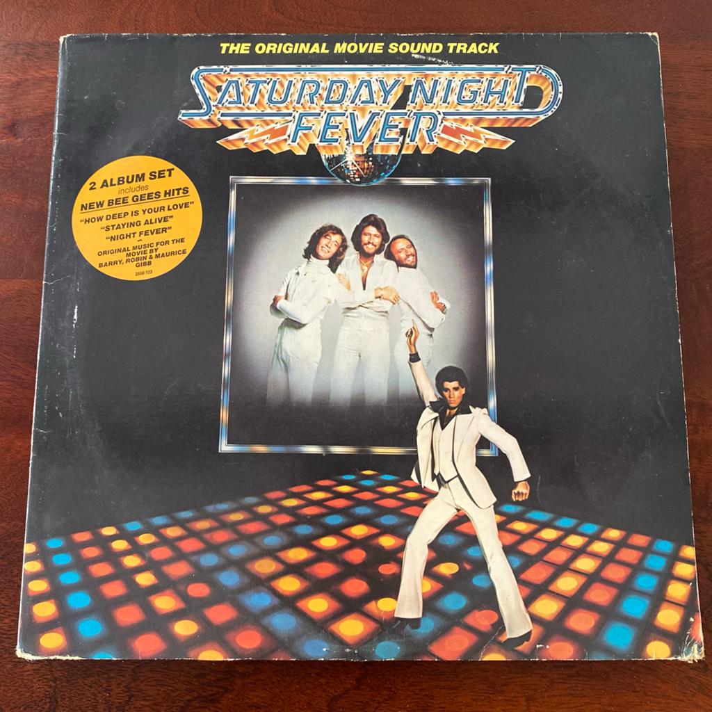 Saturday Night Fever Soundtrack Dubbel-LP (1977), Cd's en Dvd's, Vinyl | Filmmuziek en Soundtracks, Gebruikt, Ophalen of Verzenden