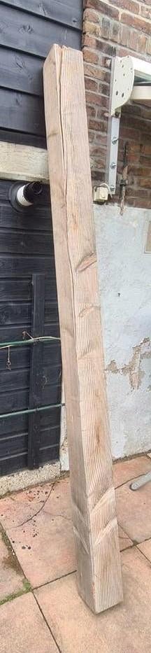 Robuuste 15x15 gespleten balk - niet gebruikt, Ophalen, Gebruikt, Balk, Overige houtsoorten