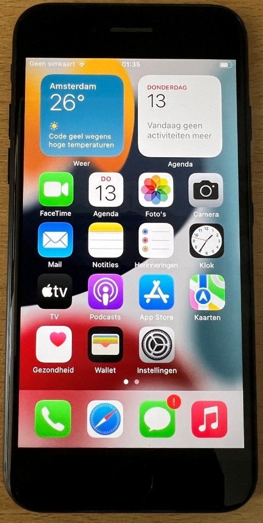 Apple iPhone 7 met 32GB, Telecommunicatie, Gebruikt, Zwart, 32 GB, Ophalen of Verzenden