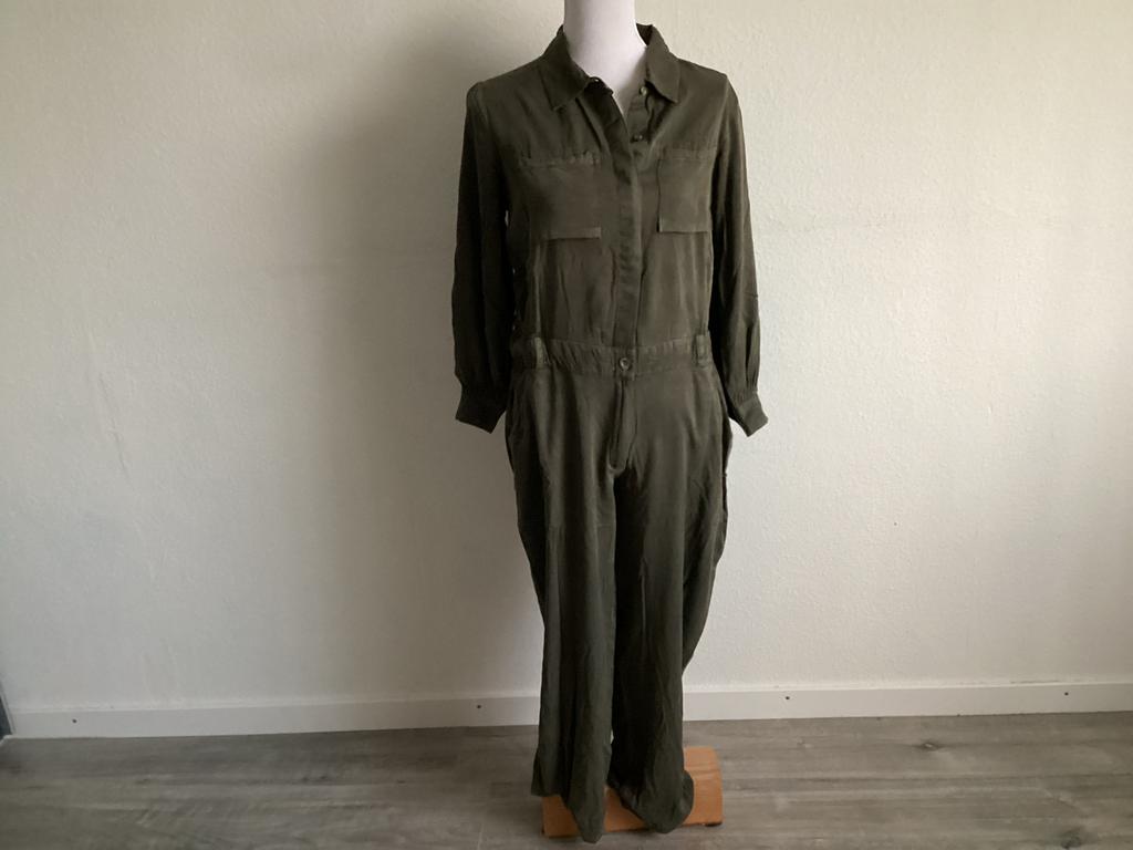 Nieuwe Goosecraft Jumpsuit - Maat M - Khaki, Kleding | Dames, Ophalen of Verzenden, Nieuw, Maat 38/40 (M), Groen