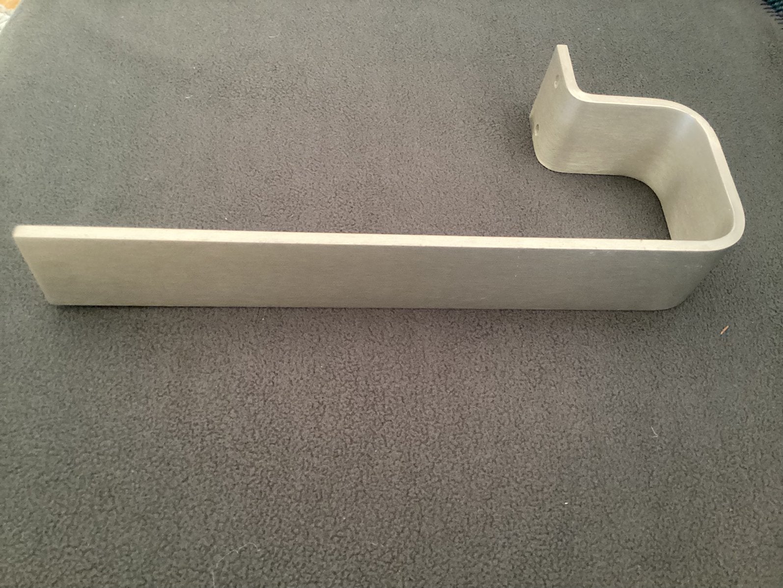 Vasco handdoekbeugel enkel Niva Soft geanodiseerd alu, Ophalen, Minder dan 30 cm, Radiator, Nieuw
