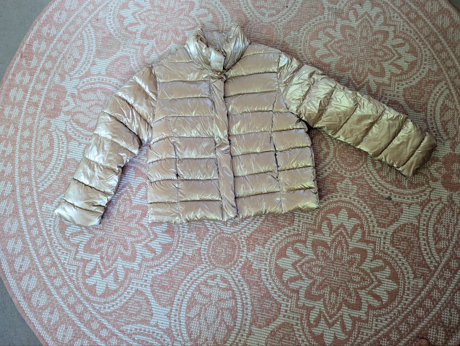 zara gouden jas, Meisje, Ophalen of Verzenden, Zo goed als nieuw, Zara