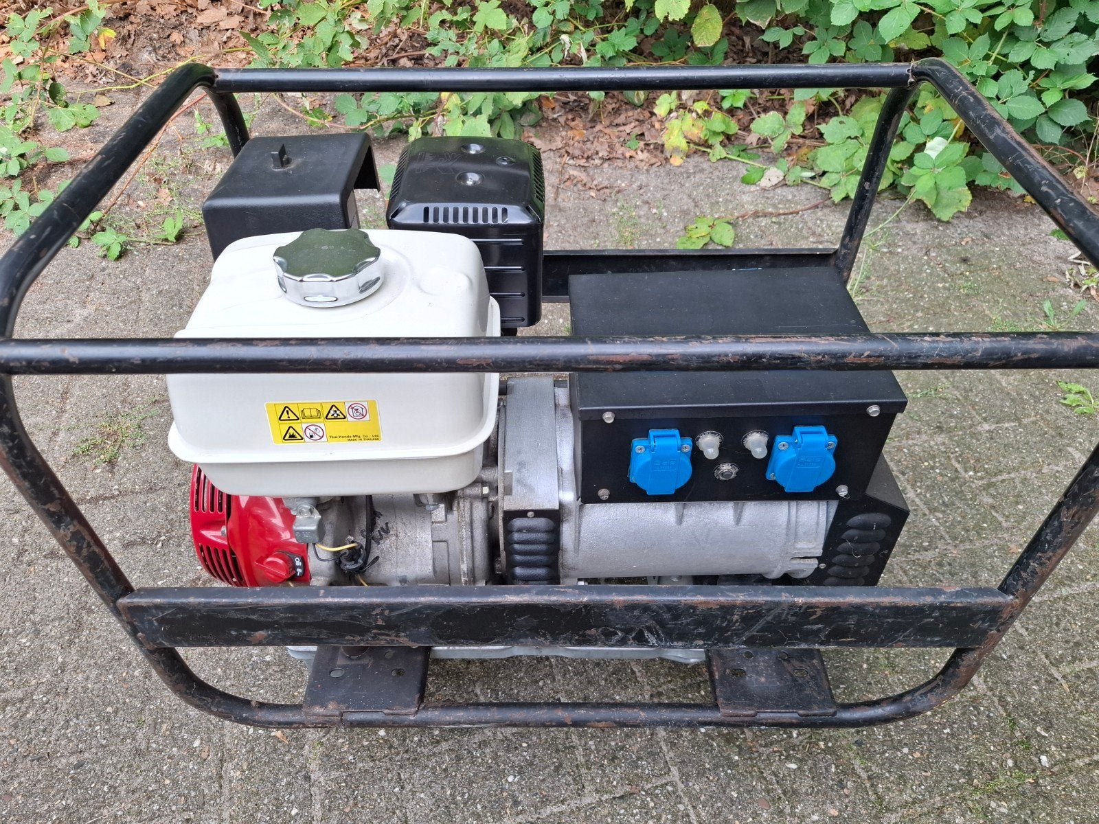 Honda aggregaat generator benzine 230volt 5kw, Ophalen, Gebruikt, 5 tot 10 kVA, Benzine