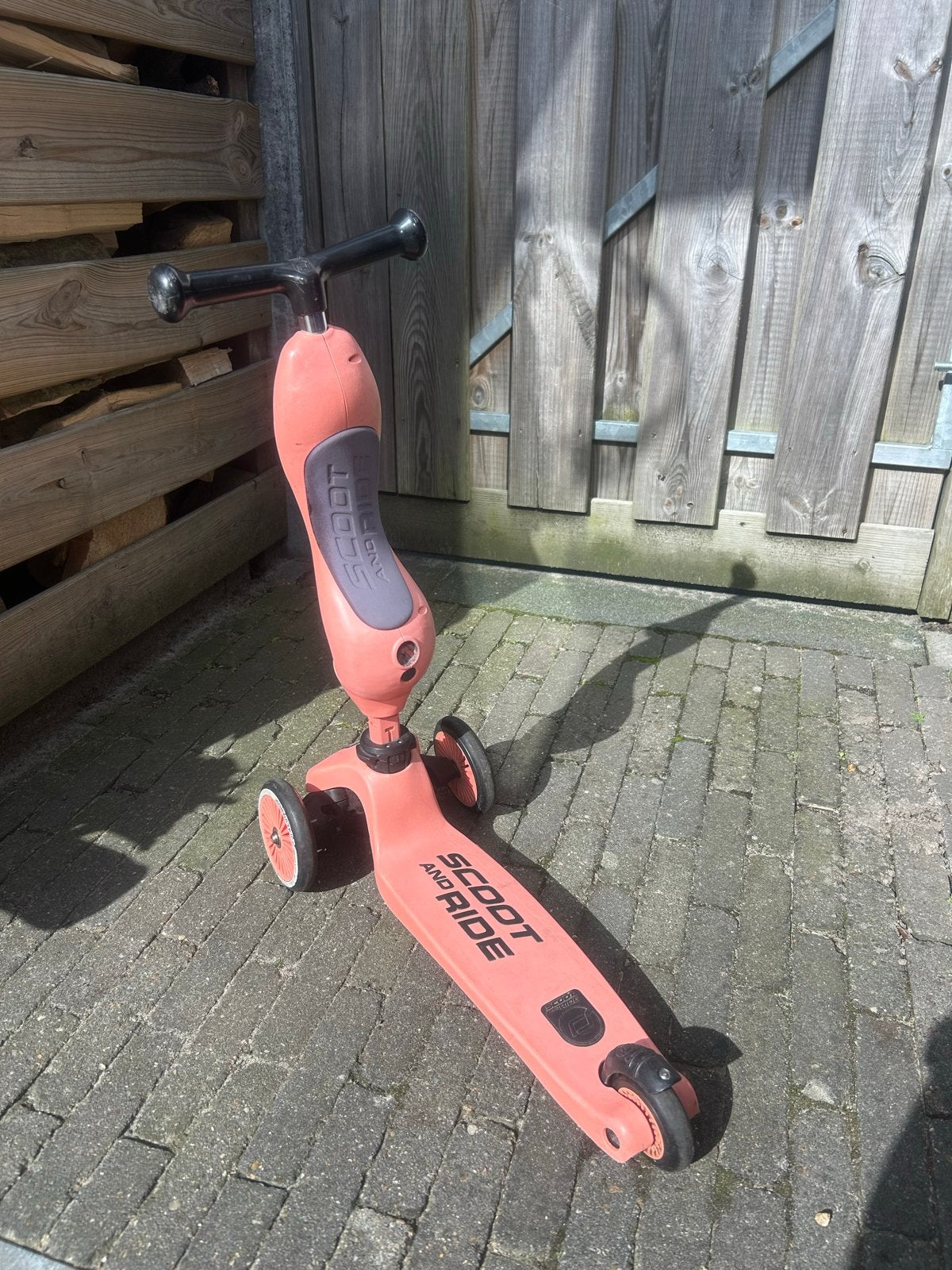Scoot and Ride Highwaykick 1 - Roze step/loopfiets, Ophalen, Gebruikt, Gewone step