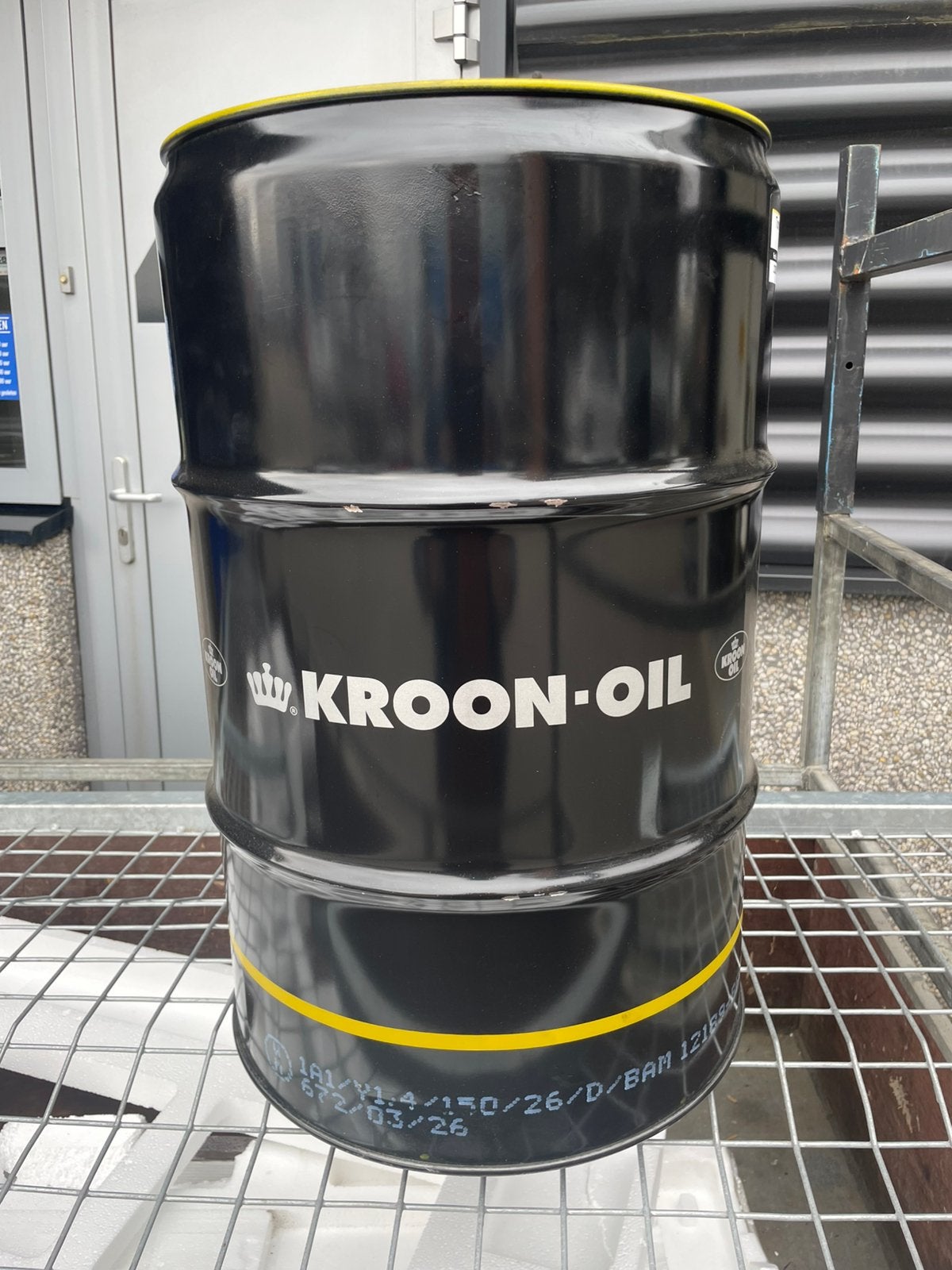 Leeg olievat 60 liter vaste prijs 10 euro., Ophalen, Gebruikt
