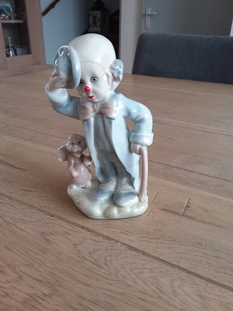 Clown beeldje, Ophalen of Verzenden, Gebruikt, Mens