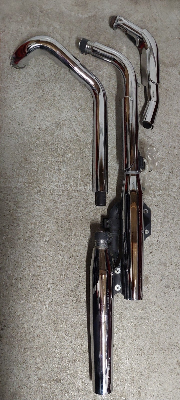 Complete uitlaat Honda Shadow, VT1100C2 SC32, Ophalen