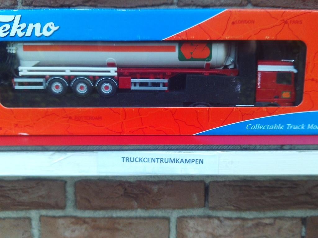Tekno  Daf  XF  met  Bulktrailer  van  Zijderlaan., Hobby en Vrije tijd, Modelauto's | 1:50, Ophalen of Verzenden, Nieuw, Bus of Vrachtwagen