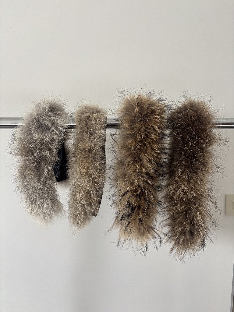 Nieuwe bontkragen, Ophalen of Verzenden, Zo goed als nieuw, Zwart