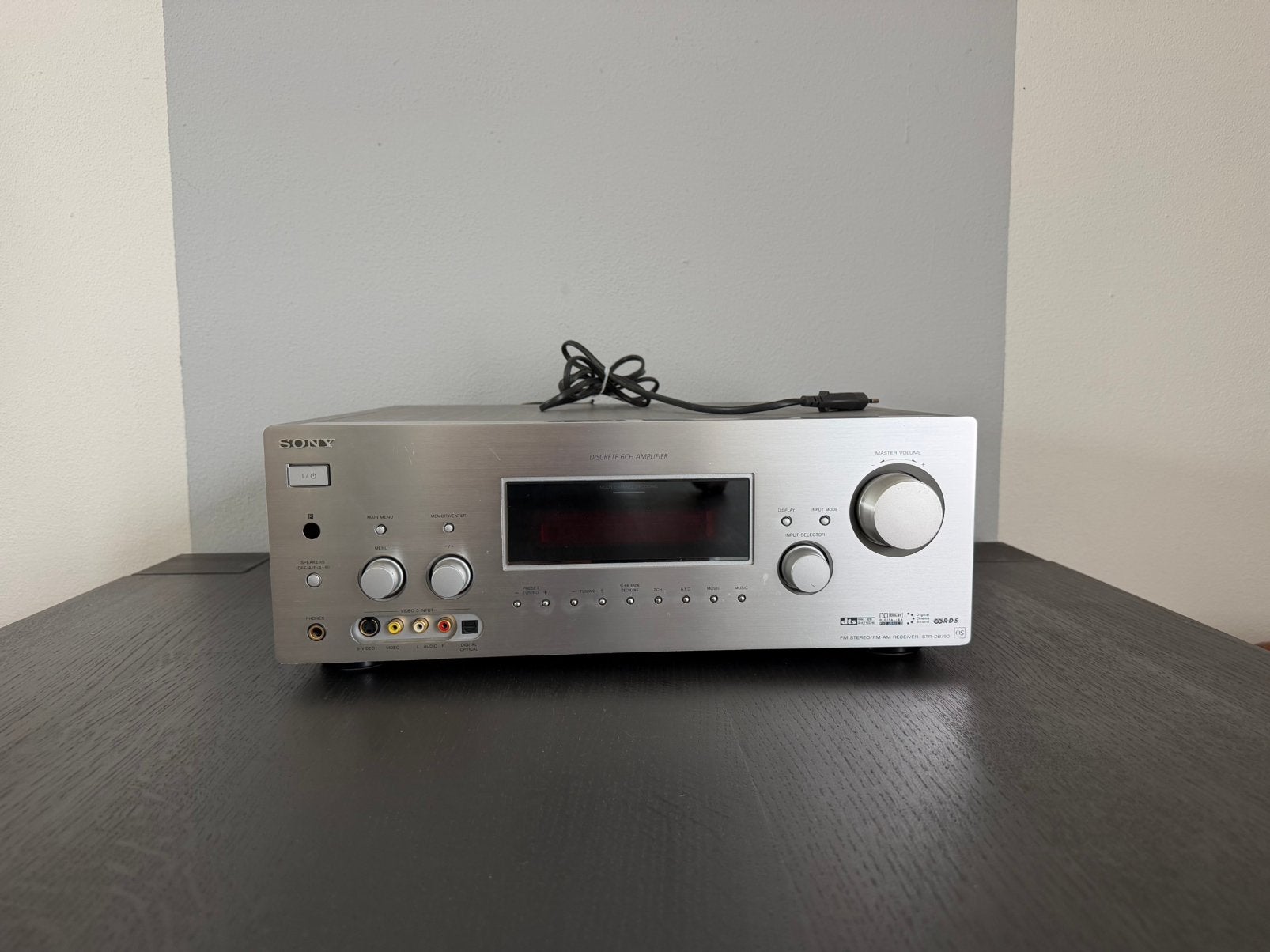 Sony STR-DB790 FM Stereo/FM-AM Receiver - Zilver, Ophalen, Sony, 120 watt of meer, Gebruikt