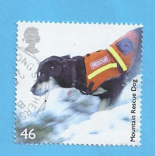 GB 2008 - Werkhonden, Verzenden, Gestempeld