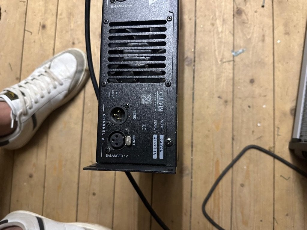 De Chevin S250L Professionele Tweekanaals Rack Versterker, Overige merken, Ophalen of Verzenden, 120 watt of meer, Gebruikt