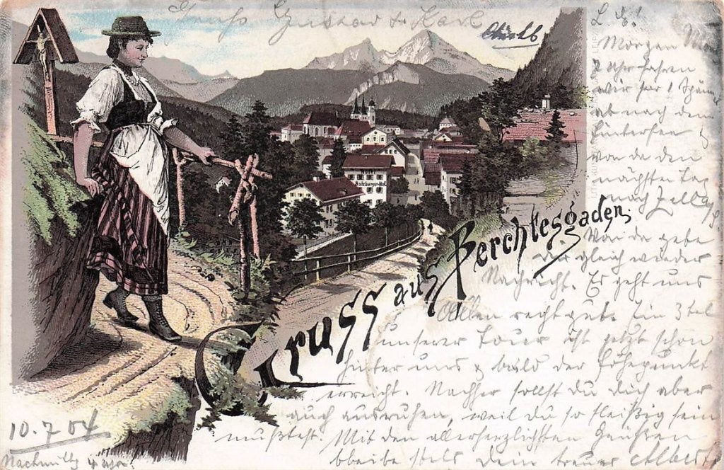 702-145-023 Berchtesgaden, Verzenden, Voor 1920, Duitsland