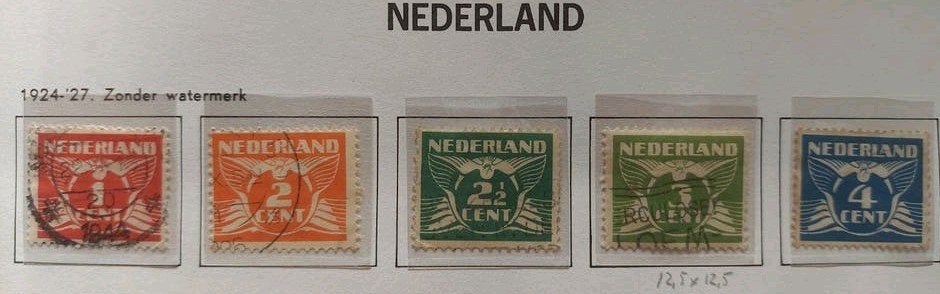 Postzegels Nederland 1924-1927 oude Series gestempeld., Ophalen of Verzenden, T/m 1940, Gestempeld