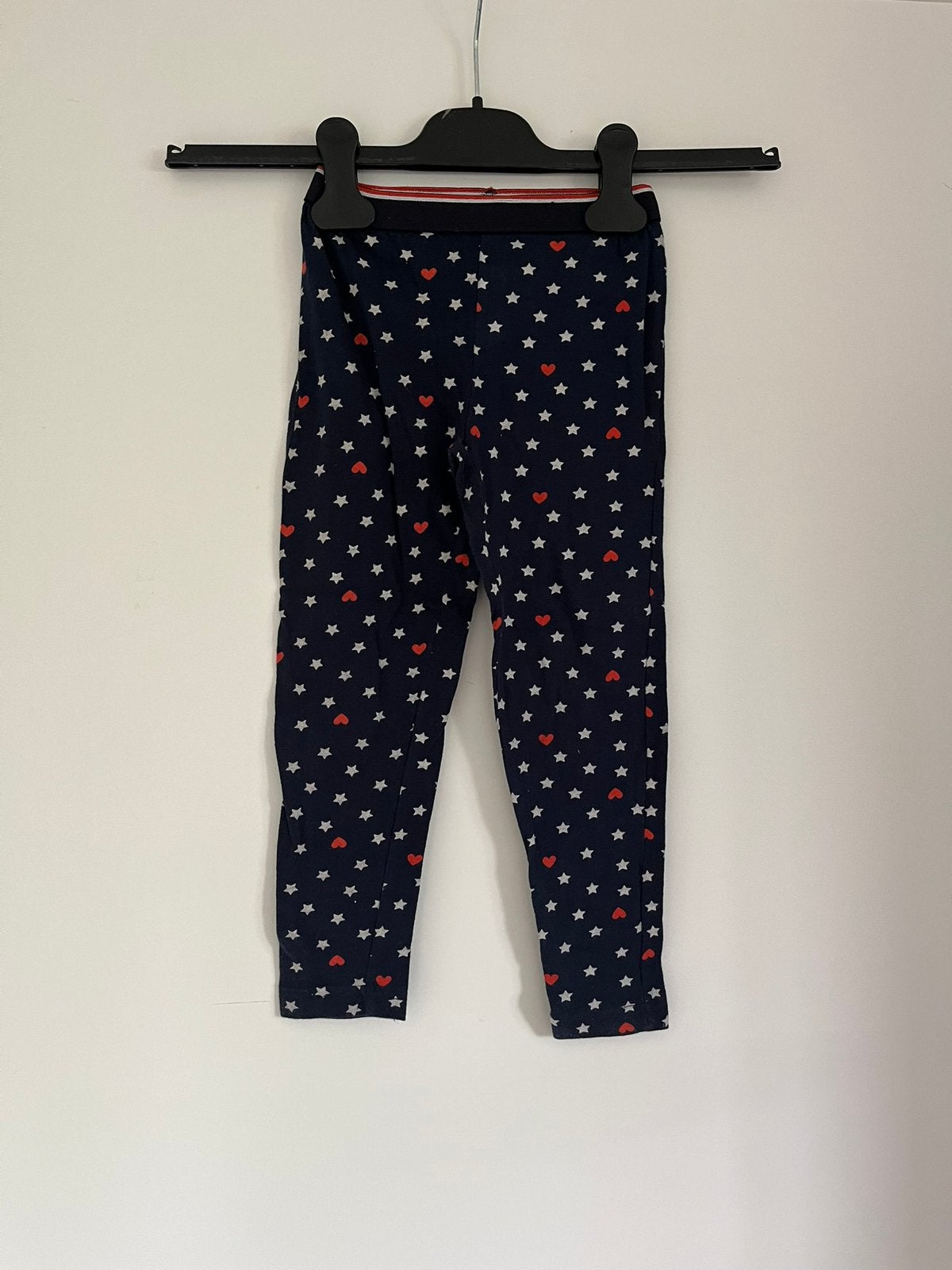 Donkerblauwe legging met sterrenpatroon, maat 98/104 Zeeman, Kinderen en Baby's, Kinderkleding | Maat 98, Gebruikt, Meisje, Overige typen
