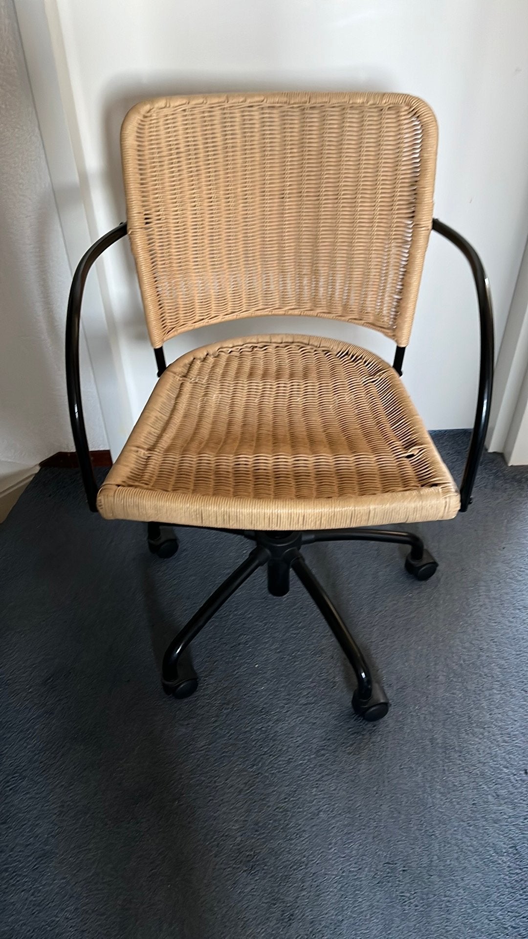 Bureaustoel, Ophalen, Gebruikt, Bruin, Bureaustoel