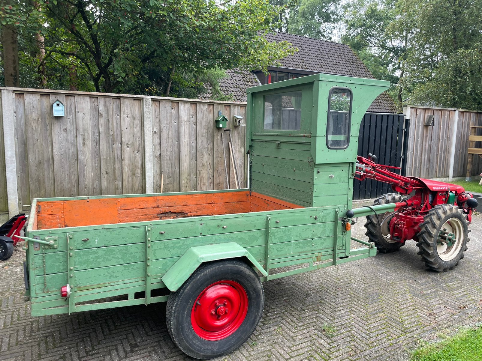 Bungartz L5 met aanhanger, Ophalen