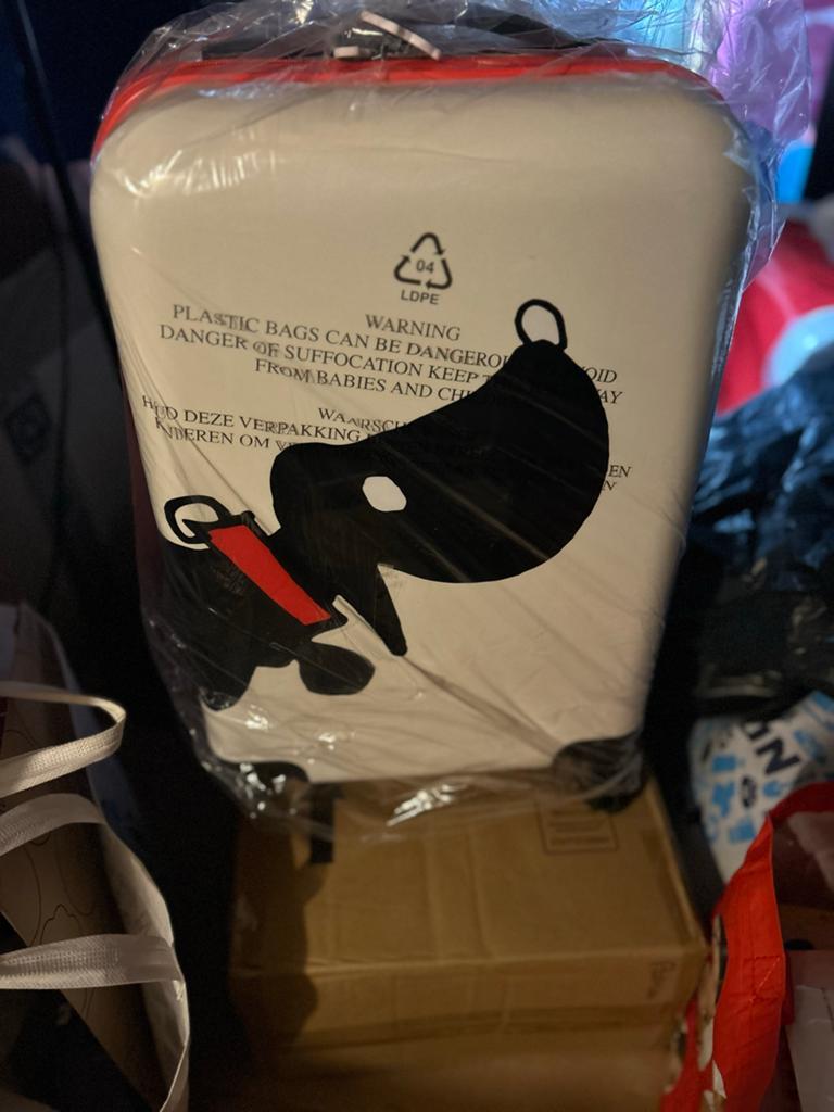 Hema Takkie Koffer 35x20x50cm Wit - Nieuw, Sieraden, Tassen en Uiterlijk, 50 tot 60 cm, Hard kunststof, Nieuw, Ophalen of Verzenden
