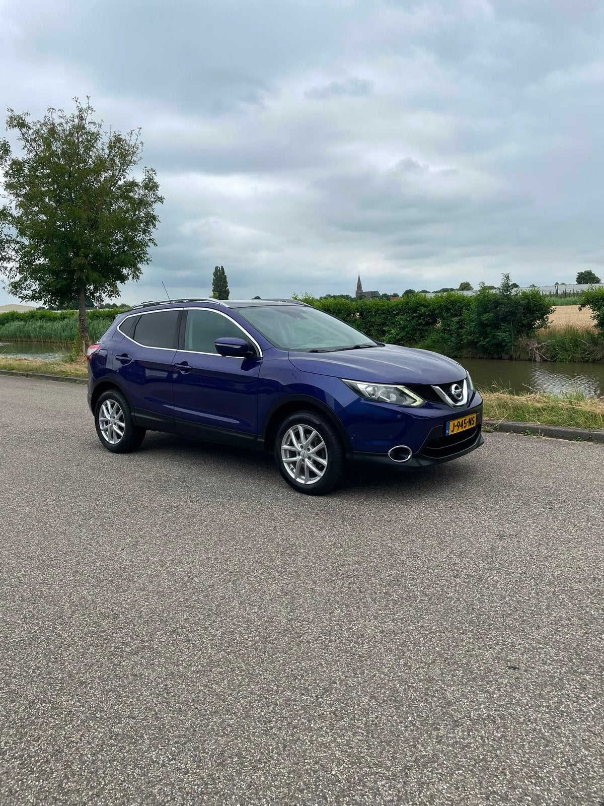 Nissan Qashqai 1.2 Dig-t 85KW 2WD 2014 Blauw, Auto's, Nissan, Voorwielaandrijving, Zwart, 4 cilinders, Blauw