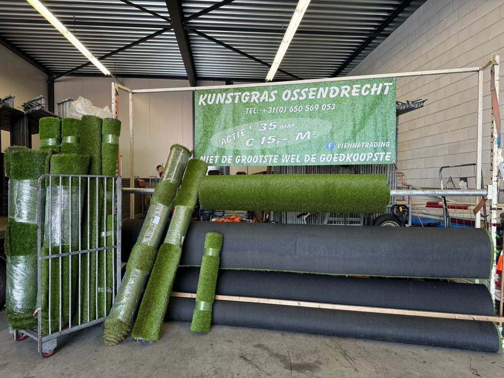 Kunstgras actie!, Tuin en Terras, Gras en Kunstgras, Ophalen, Nieuw, 20 m² of meer, Kunstgras