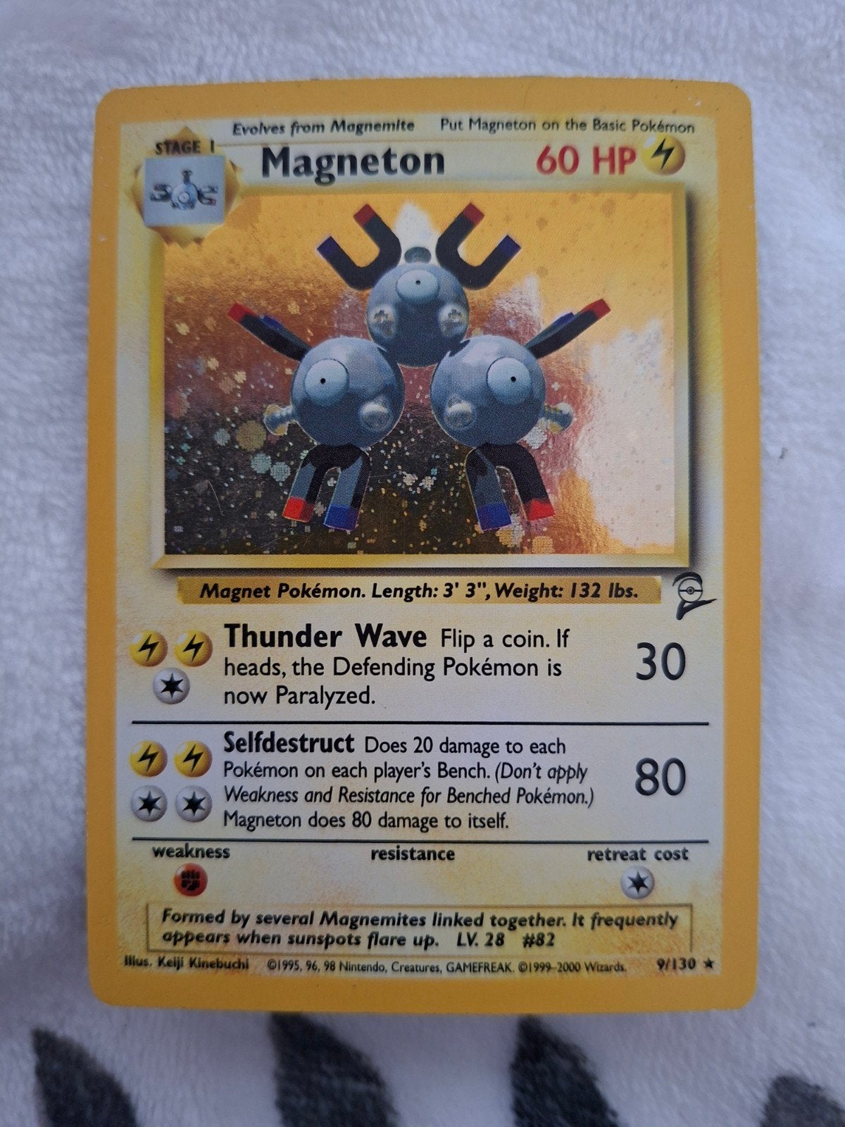 Magneton pokemon kaart, Ophalen