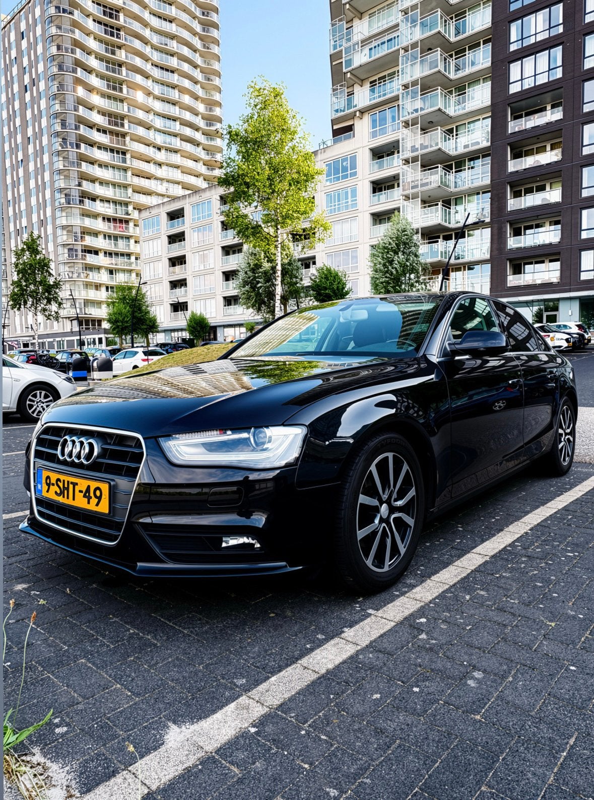 Audi A4 1.8TFSI 170PK 2013 Zwart, Voorwielaandrijving, Stof, 4 cilinders, A4