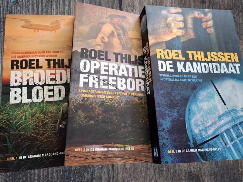 3 delige serie Graham Marquant- reeks - Roel Thijssen, Ophalen of Verzenden, Zo goed als nieuw, Roel Thijssen