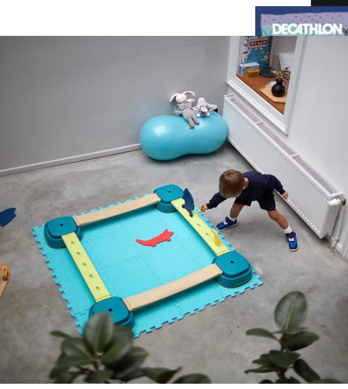 Kleutergym parcours Decathlon, Ophalen, Zo goed als nieuw
