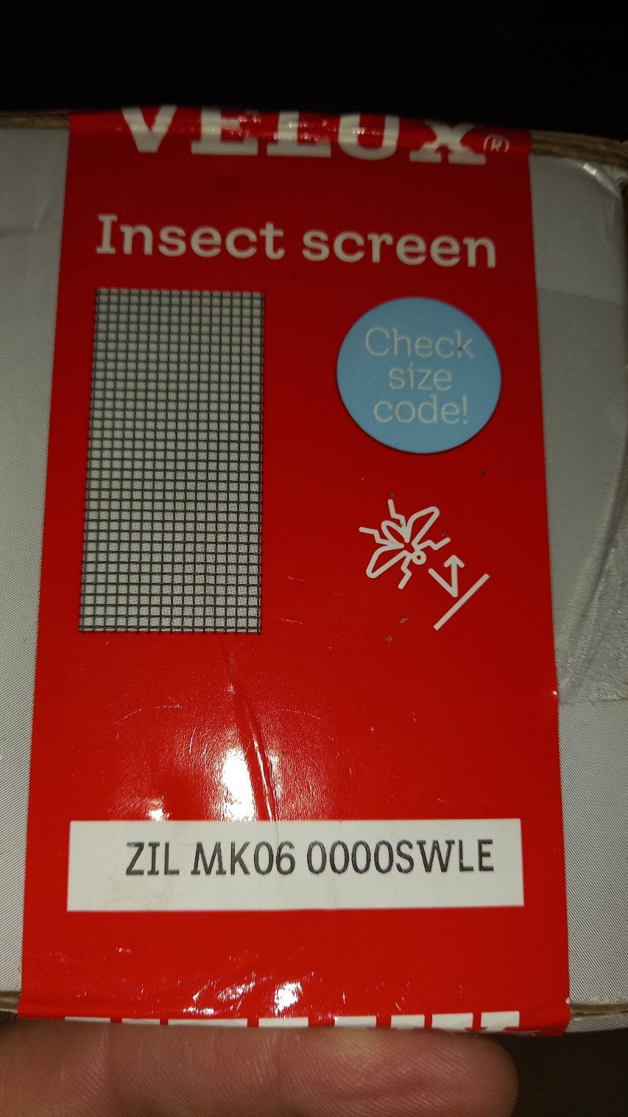 Velux insecten scherm 2x, Kunststof, 80 tot 100 cm, Overige typen, Minder dan 200 cm
