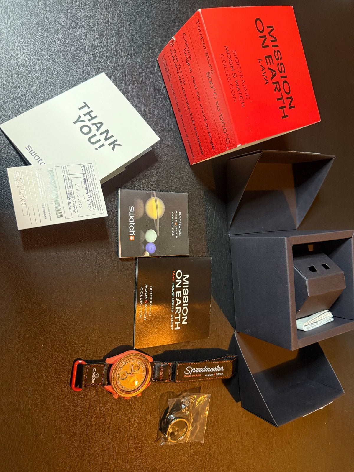 Swatch Omega Moonswatch Mission on Earth - Zo goed als nieuw, Verzenden, Zo goed als nieuw