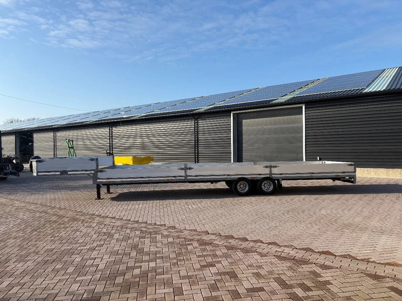VELDHUIZEN be oplegger semi dieplader BREED 240 CM 9.7 ton (, Auto's, Vrachtwagens, Overige brandstoffen, Bedrijf, Aanhangers en Opleggers