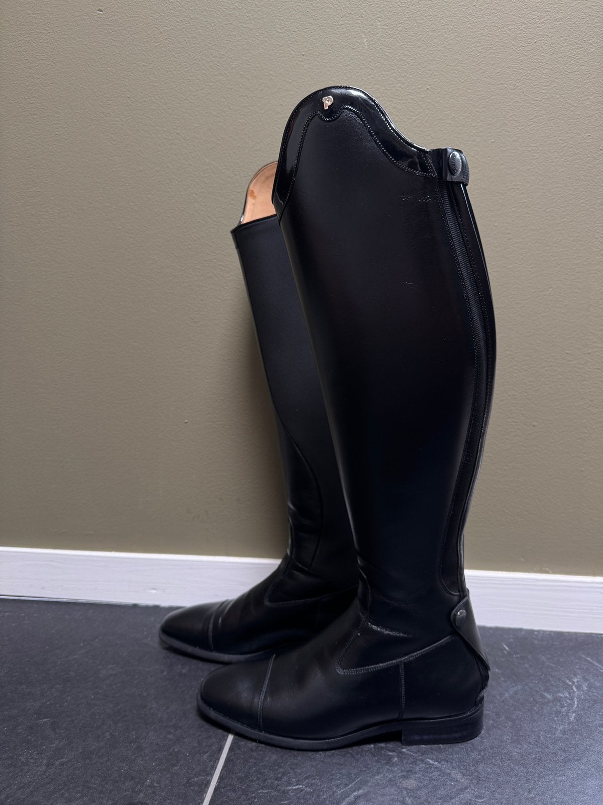 Petrie rijlaarzen palermo black, Ophalen, Dressuur, Zo goed als nieuw, Dames